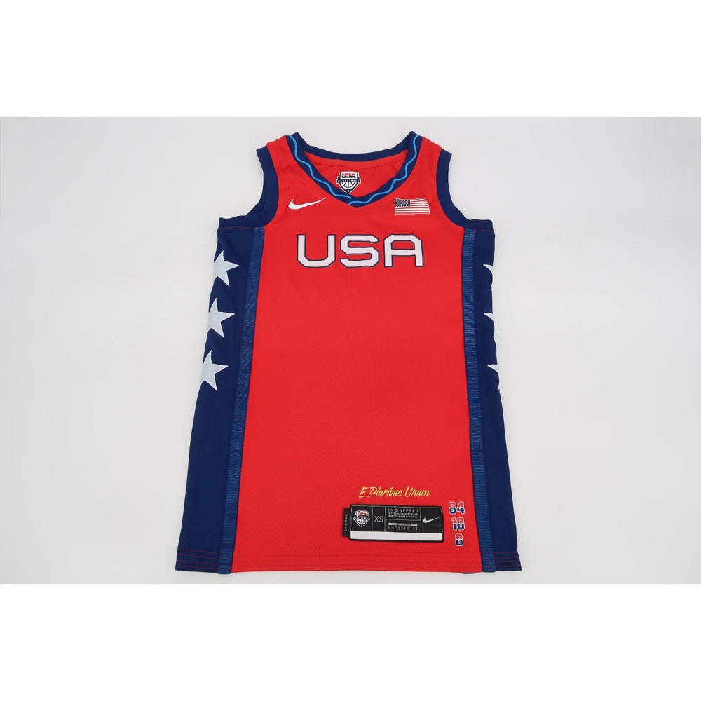 Nike Womens XS Blank Olympics USA Basketball Jersey DD1568-611 Rare Limited